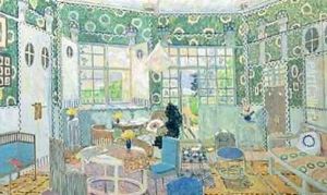 Set design for Ibsens stage play Little Eyolf by Aleksandr Jakovlevic Golovin