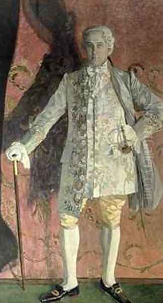 Portrait of Dmitry Smirnov as Chevalier des Grieux in Jules Massenets 1842-1912 opera Manon - view 1