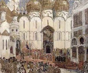Stage design for Boris Godunov