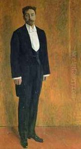 Portrait of Alexander Skryabin 1872-1915 by Aleksandr Jakovlevic Golovin