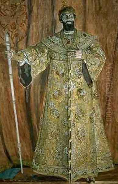 Portrait of Feodor Ivanovich Chaliapin 1873-1938 as Boris Godunov - view 1