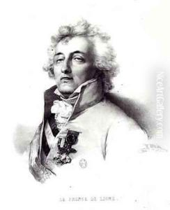 Portrait of Marshal Charles Joseph 1735-1814 Prince de Ligne by Henri Grevedon