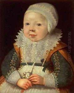 Portrait of a Child by Wybrand Simonsz. de Geest