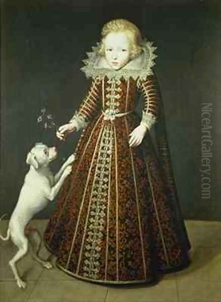 Child with a Dog - view 1