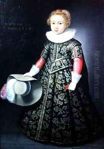 Portrait of a small boy aged two and a half - view 1