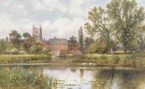 The Millpond by Alfred Glendening