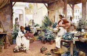 Early Morning Market by Alfred Glendening