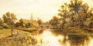 The Thames at Marlow by Alfred Glendening