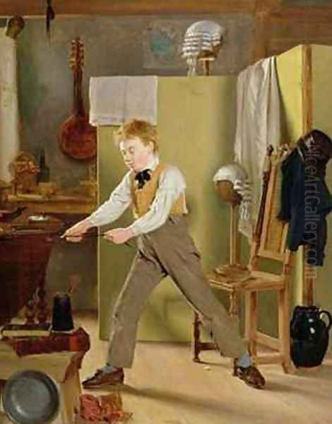 The Wigmakers Apprentice or Practice Makes Perfect - view 1