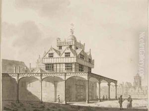 Market House Salisbury by Francis Grose