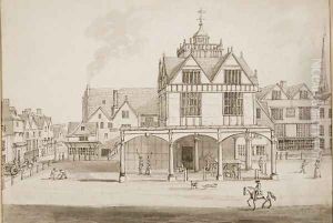 The Council House Sailisbury by Francis Grose
