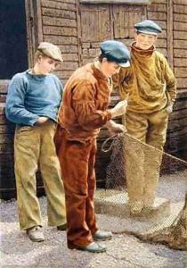 Fixing a New Line to the Old Net Hastings by William Biscombe Gardner