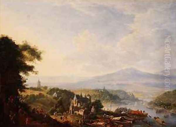 View on the Rhine near Cologne - view 1