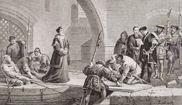 Thomas Cranmer 1489-1556 at the Traitors Gate - view 1