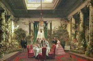 Princess Mathildes Salle a Manger rue de Courcelles Paris by Charles Giraud
