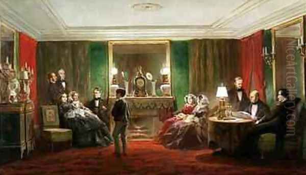 Interior of a Salon on Rue de Gramont - view 1