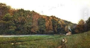 Grey Twilight near Arundel Sussex by Frank Goodwin