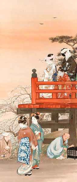 Cherry blossom Viewing at Kiyomizu Hall in Ueno - view 1