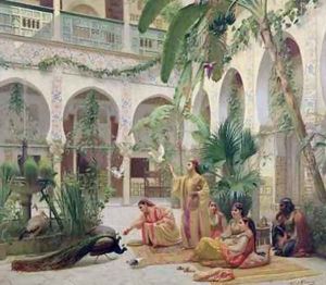 The Court of the Harem by Albert Girard