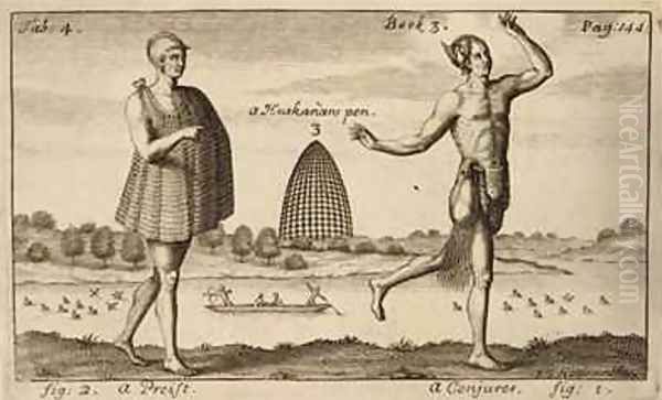 Priest and Conjuror in costume - view 1