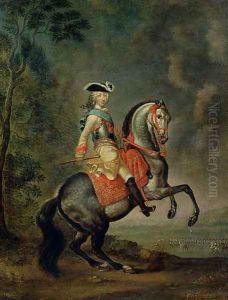 Portrait of Grand Duke Peter III 1728-62 by Georg Christoph Grooth