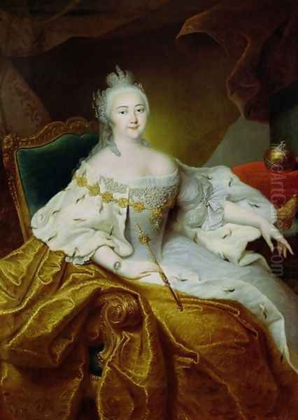 Portrait of the Empress Elizabeth Petrovna - view 1