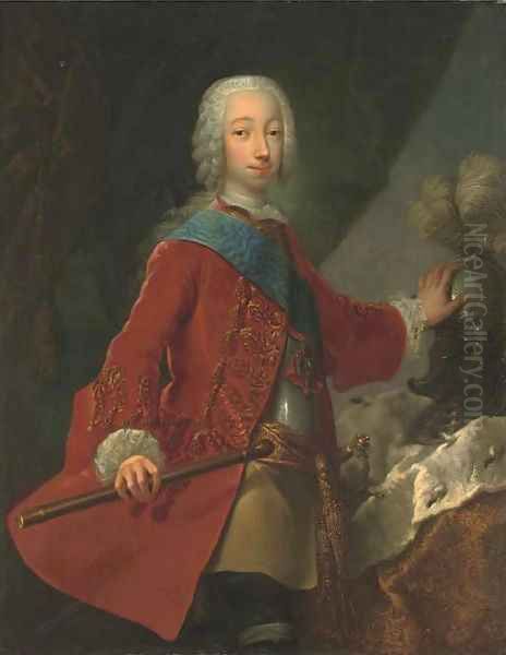 Portrait of the Grand Duke Peter Fedorovich with a baton - view 1
