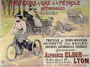Poster advertising a Parisian car dealer by Henri (Boulanger) Gray