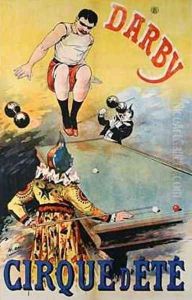 Poster advertising the Darby Cirque dEte by Henri (Boulanger) Gray