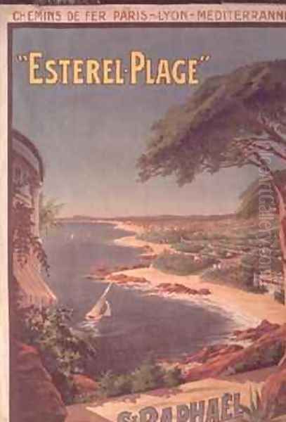 Poster advertising Esterel Plage St Raphael - view 1