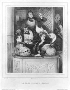 A front theatre box by Paul Gavarni
