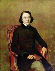 Portrait of Victor Hugo 1804-66 by Paul Gavarni