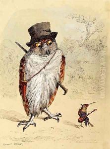 Illustration to Bubble and Squeak in Funs Comic Creatures by Ernest Henry Griset