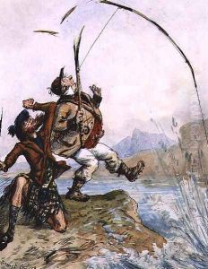 Mr Lovejoys Holiday Trip to the Highlands Salmon Trout Fishing 2 by Ernest Henry Griset