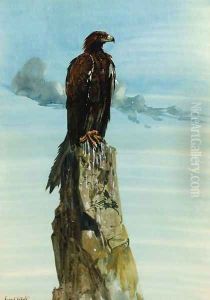 Steppe Eagle by Ernest Henry Griset