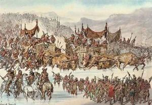 Emigration of the gaels and kiowis by Ernest Henry Griset