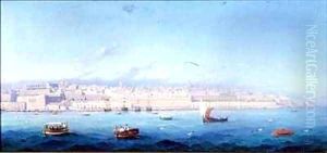 Grand Harbour Valletta Malta by Girolamo Gianni