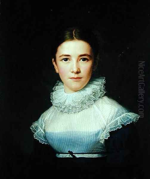 Portrait of Lina Groger the foster daughter of the Artist - view 1