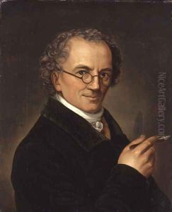 The Artist Friedrich Carl Groger 1766-1838 by Friedrich Carl Groger