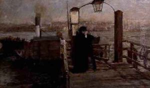 The Landing Stage by Thomas Alexander Fergusson Graham