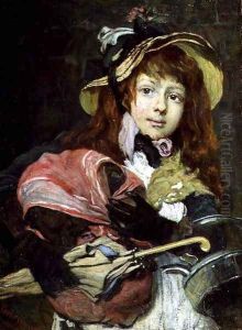 Girl with a Kettle by Weedon Grossmith