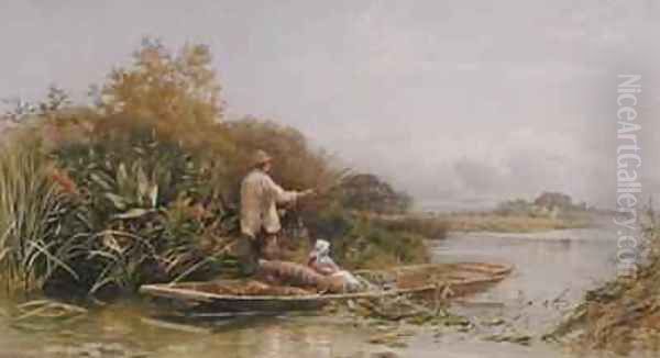 Eel Trappers on the Thames - view 1