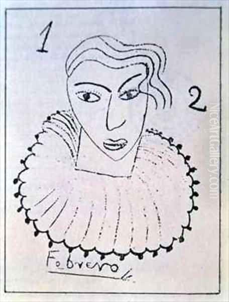 Drawing to Illustrate One of his Own Poems 2 - view 1