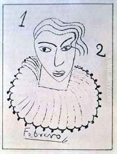 Drawing to Illustrate One of his Own Poems 2 by Federico Garcia Lorca