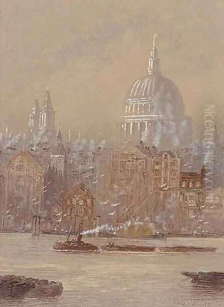 St. Paul's from Bankside - view 1