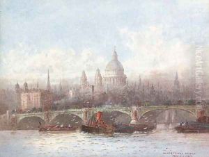 Blackfriars Bridge by Frederick E.J. Goff