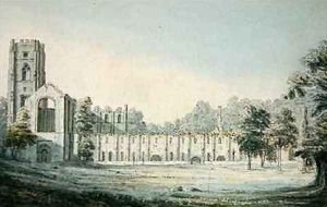 Fountains Abbey 2 by Moses Griffith