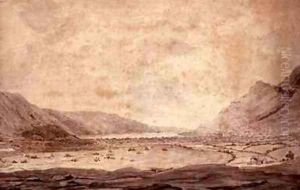 Panoramic View of Derwentwater and the Vale of Keswick 4 by Moses Griffith
