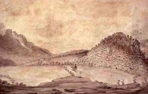 Panoramic View of Derwentwater and the Vale of Keswick by Moses Griffith