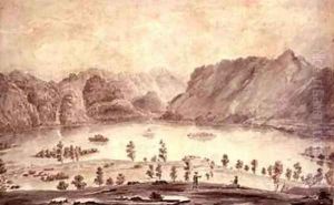 Panoramic View of Derwentwater and the Vale of Keswick 5 by Moses Griffith